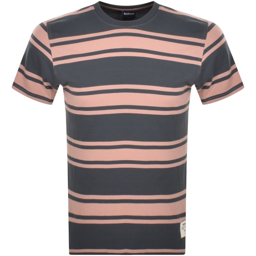 Barbour Kilton Stripe T Shirt Grey Mainline Menswear Canada